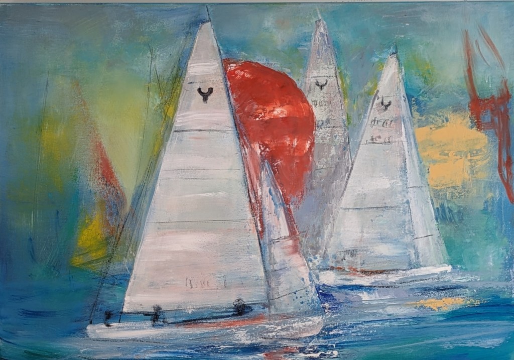 150 Teilnehmer aus 6 Nationen beim Segeln und Feiern im Union Yacht Club Traunsees – mit Sponsor Artaneon an&nbsp;Bord